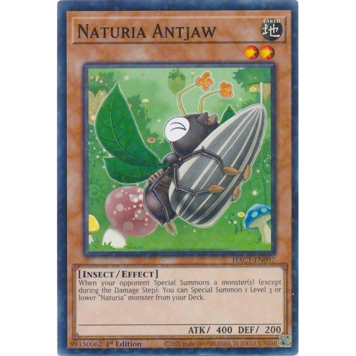 Image for Naturia Antjaw (Duel Terminal) (HAC1-EN097) (HAC1) - YuGiOh