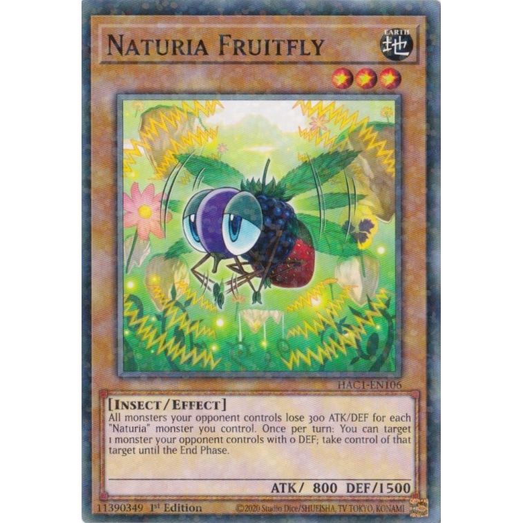 Image for Naturia Fruitfly (Duel Terminal) (HAC1-EN106) (HAC1) - YuGiOh