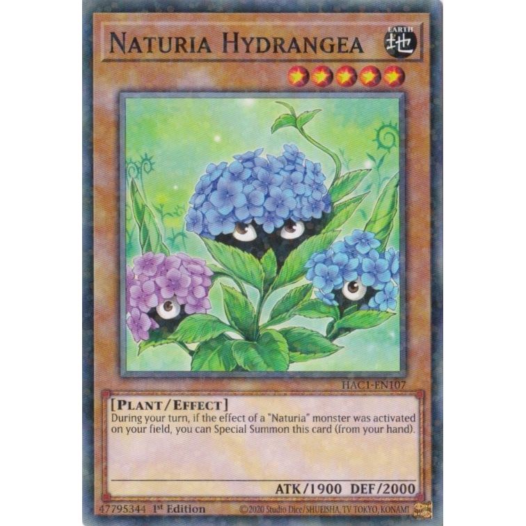 Image for Naturia Hydrangea (Duel Terminal) (HAC1-EN107) (HAC1) - YuGiOh