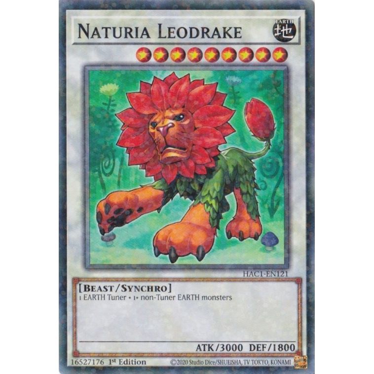 Image for Naturia Leodrake (Duel Terminal) (HAC1-EN121) (HAC1) - YuGiOh