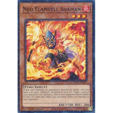 Image for Neo Flamvell Shaman (Duel Terminal) (HAC1-EN071) (HAC1) - YuGiOh