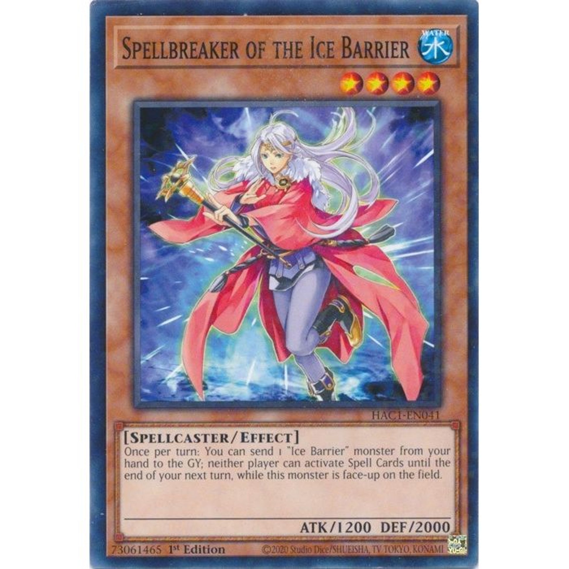 Image for Spellbreaker of the Ice Barrier (Duel Terminal) (HAC1-EN041) (HAC1) - YuGiOh