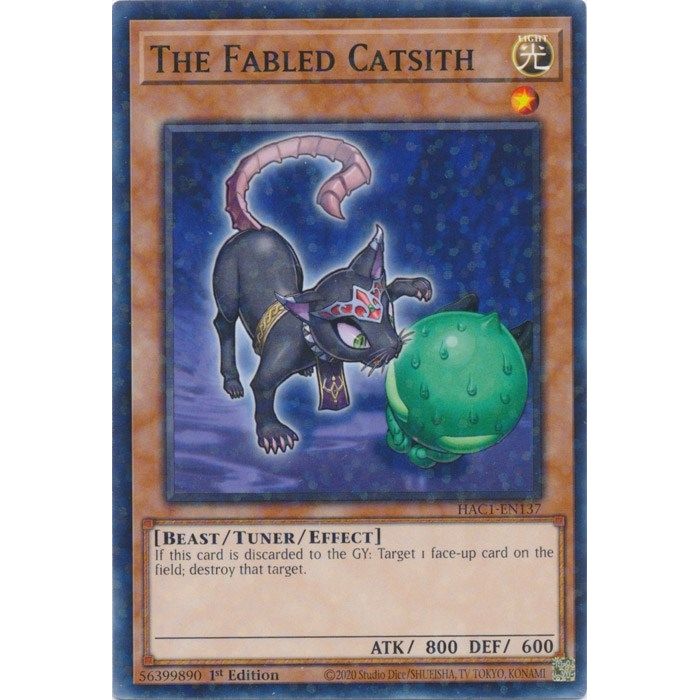 Image for The Fabled Catsith (Duel Terminal) (HAC1-EN137) (HAC1) - YuGiOh