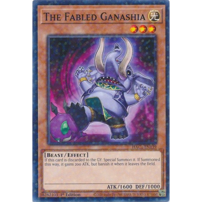Image for The Fabled Ganashia (Duel Terminal) (HAC1-EN139) (HAC1) - YuGiOh