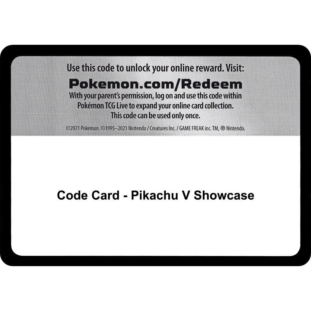Image for Code Card - Pikachu V Showcase (MCAP) - Pokemon