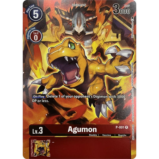Image for Agumon - P-001 (Tamer's Evolution Box 2) (P-001 P) (D-PR) - Digimon Card Game