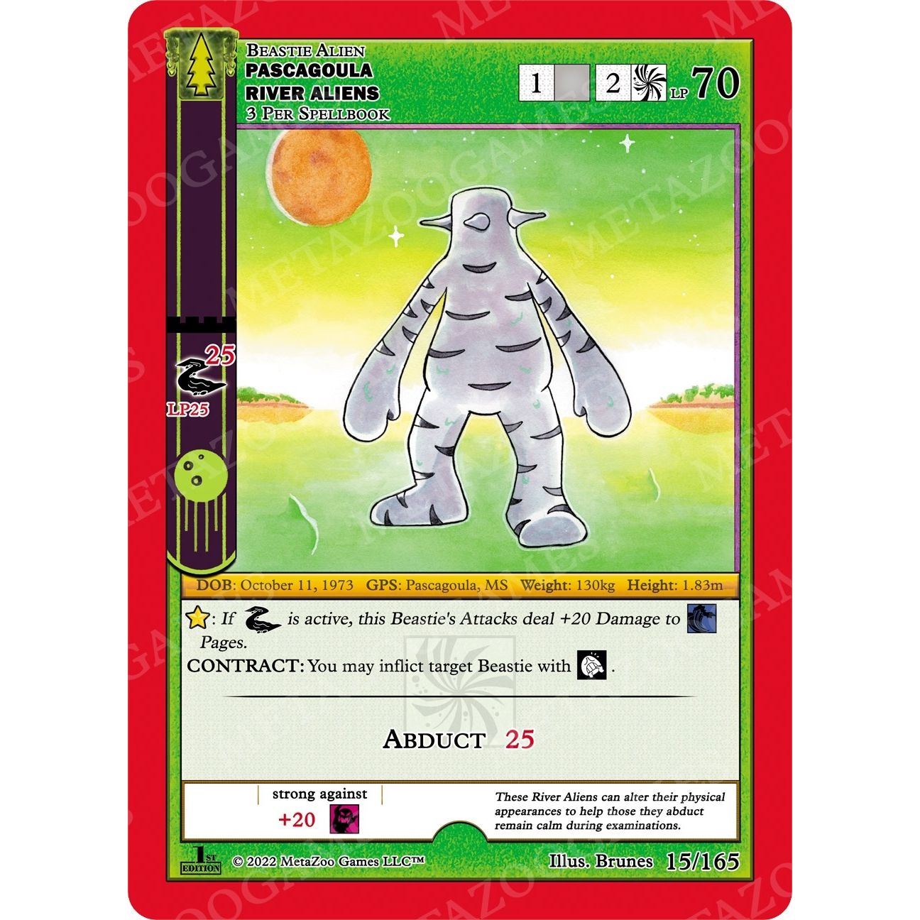 Image for Pascagoula River Aliens (15/165) (WILFE) - MetaZoo