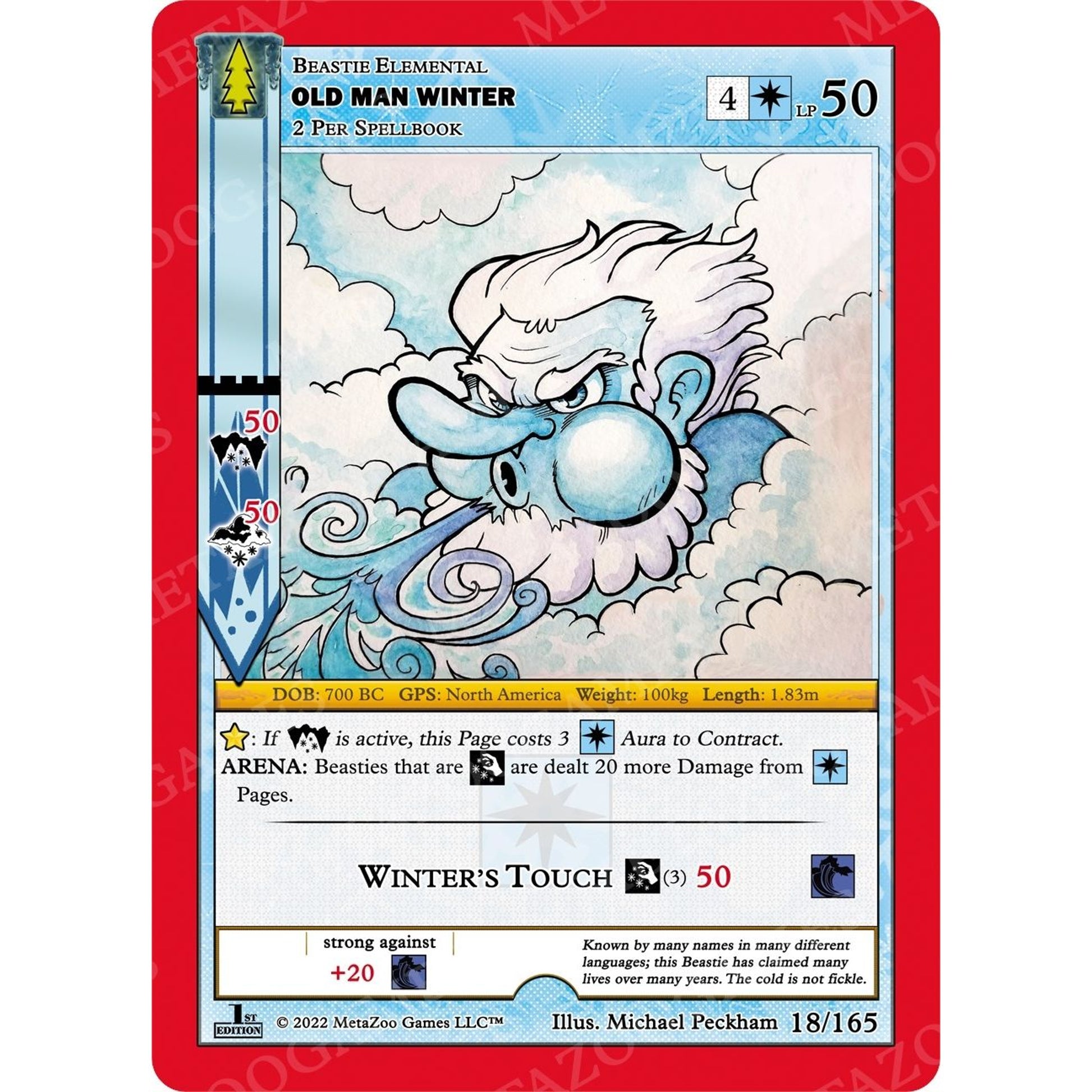 Image for Old Man Winter (18/165) (WILFE) - MetaZoo