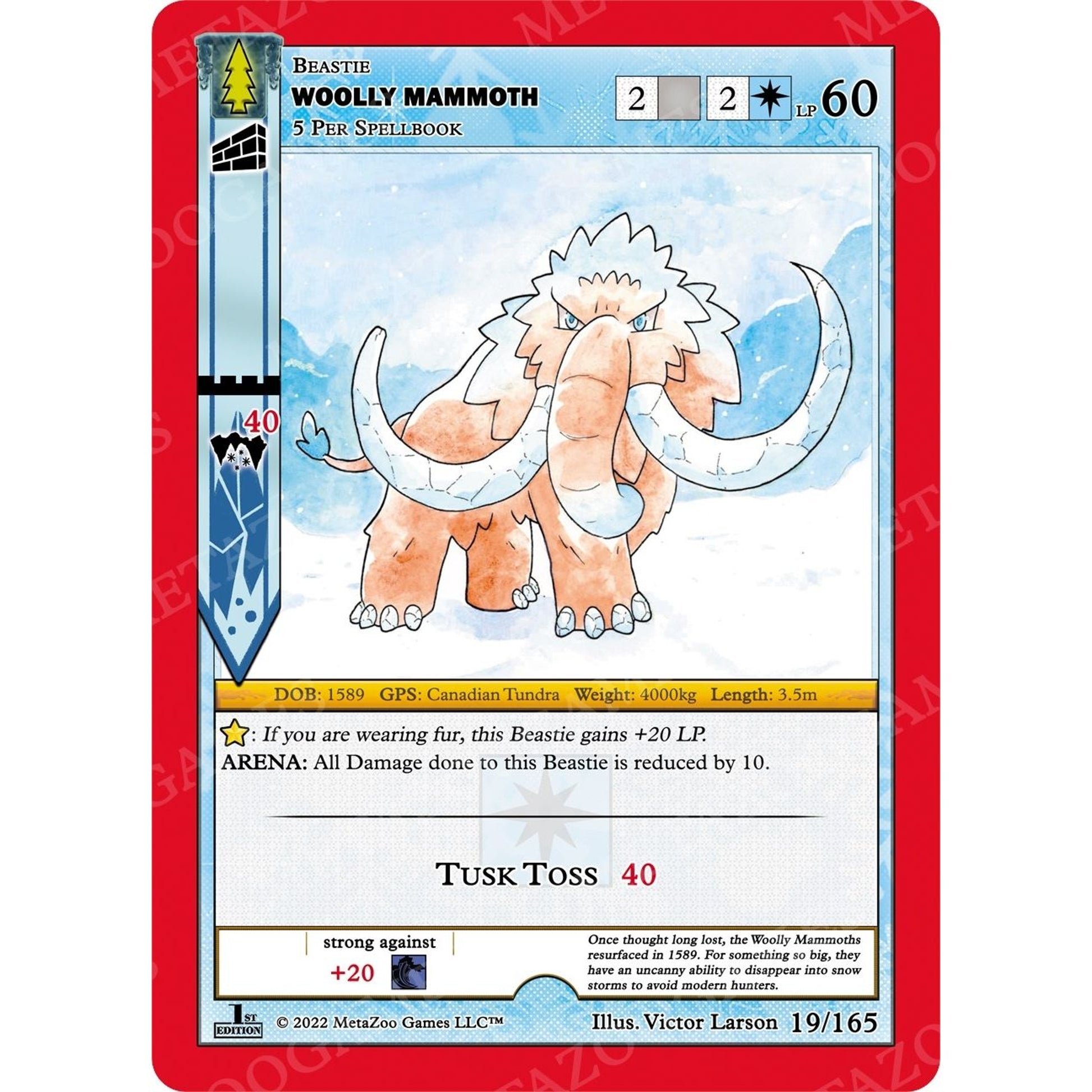 Image for Woolly Mammoth (19/165) (WILFE) - MetaZoo