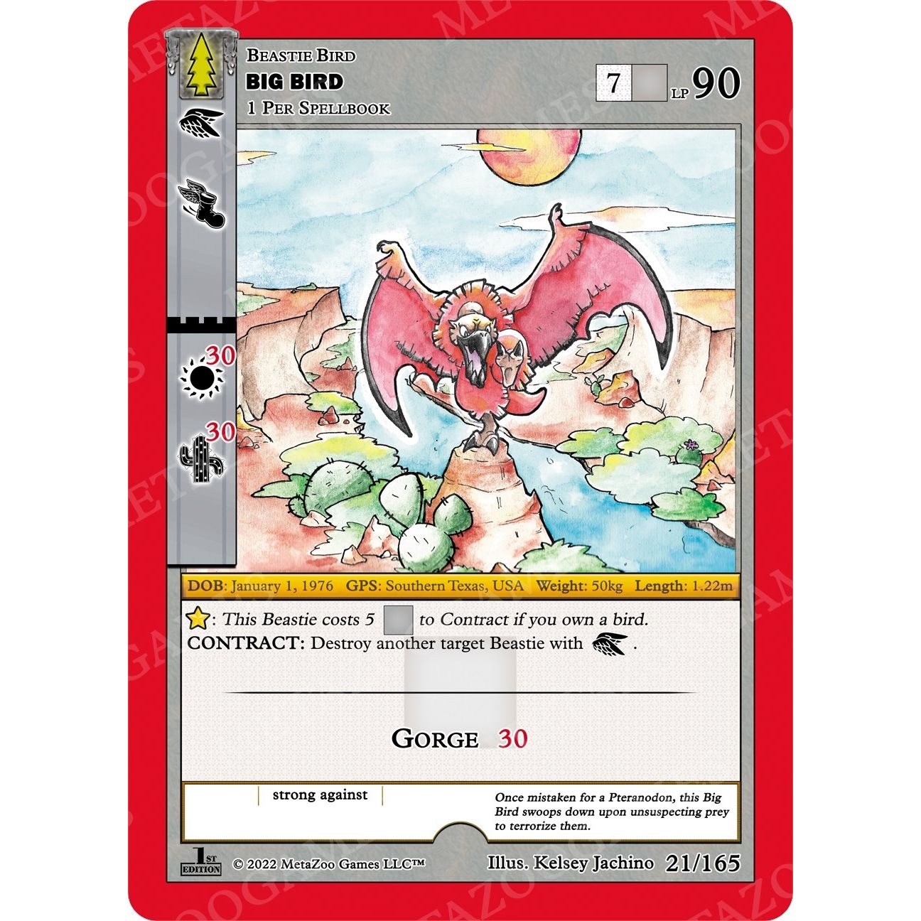 Image for Big Bird (21/165) (WILFE) - MetaZoo