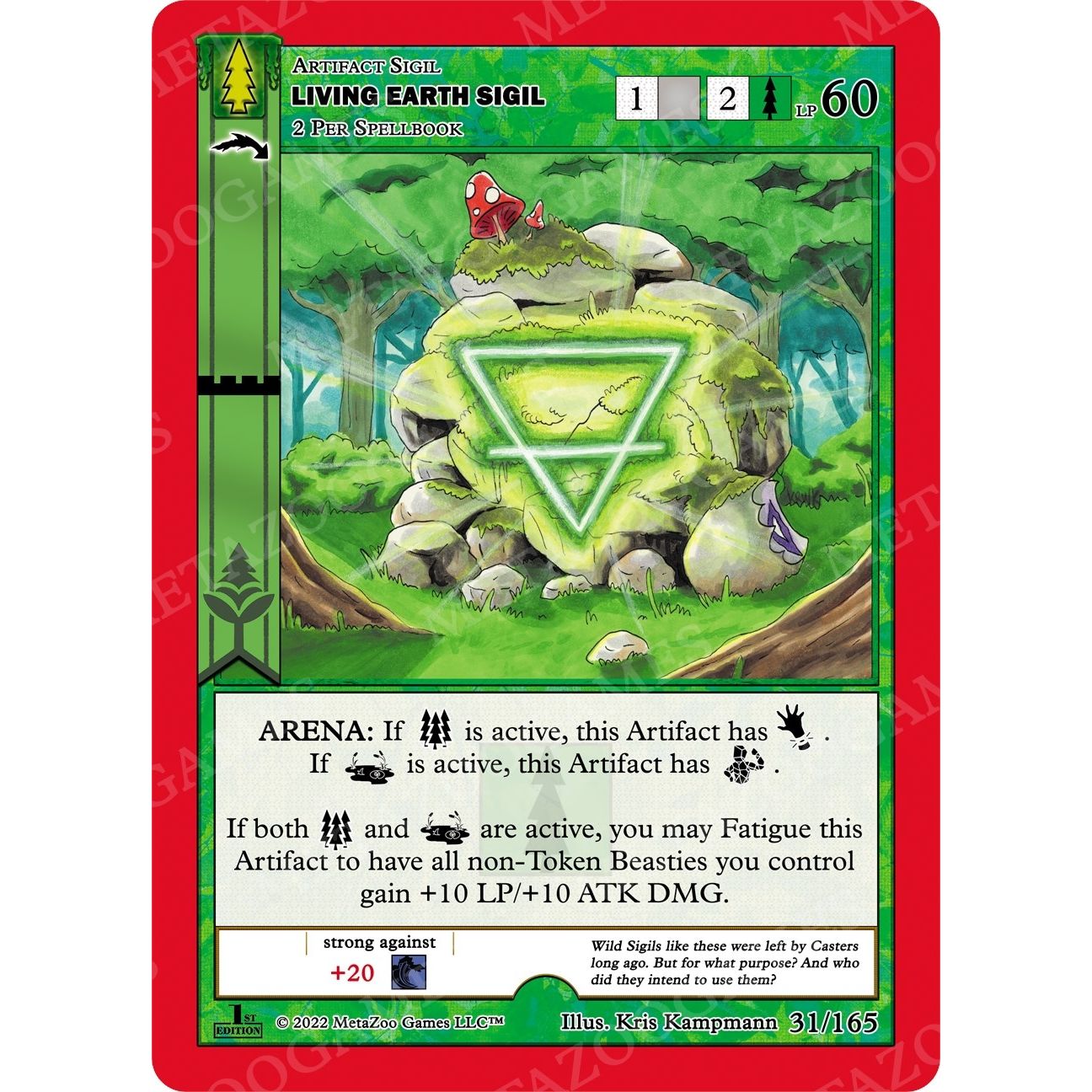 Image for Living Earth Sigil (31/165) (WILFE) - MetaZoo