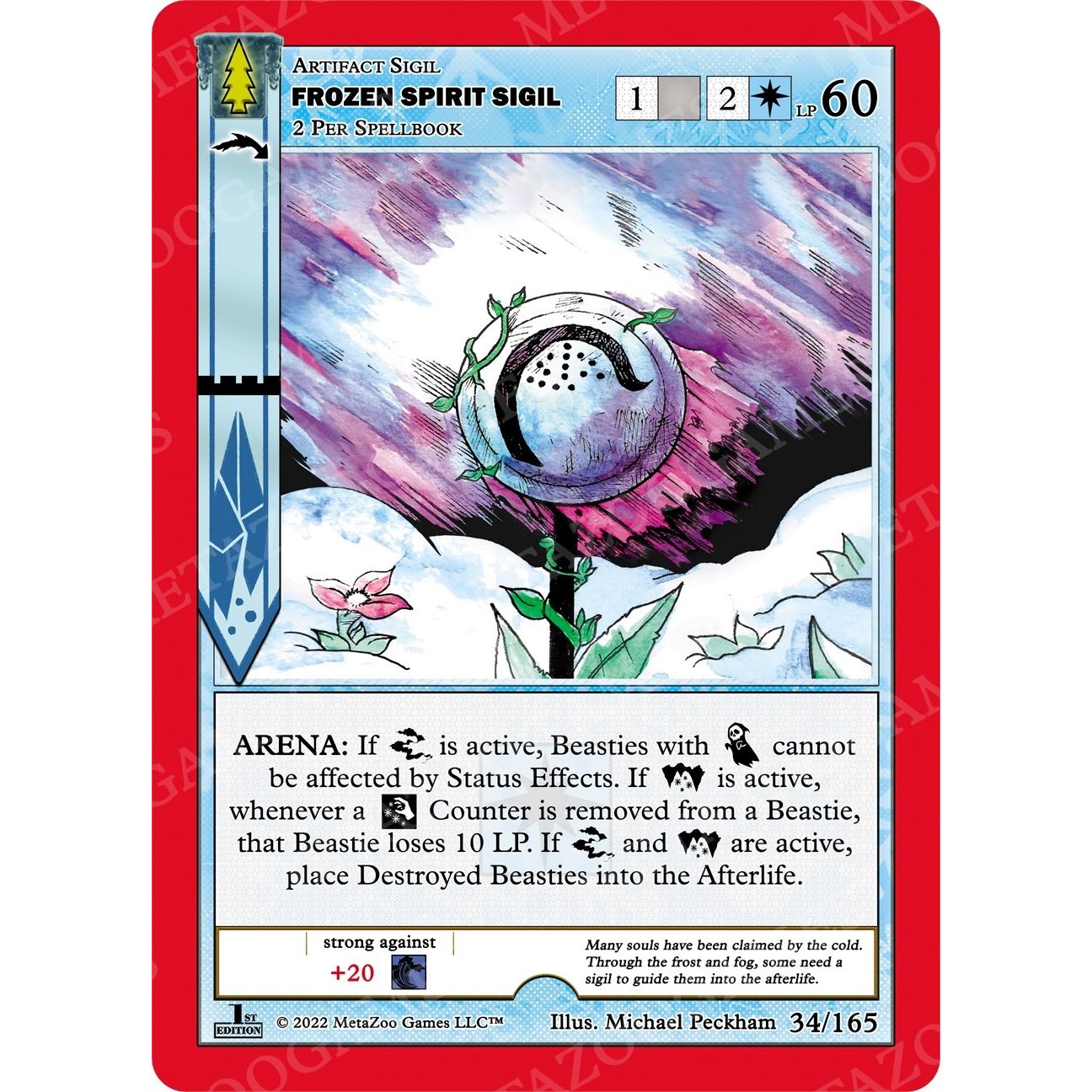 Image for Frozen Spirit Sigil (34/165) (WILFE) - MetaZoo