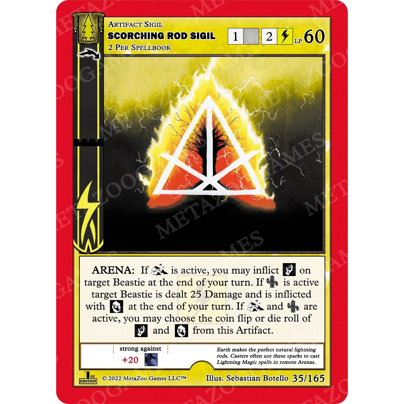 Image for Scorching Rod Sigil (35/165) (WILFE) - MetaZoo