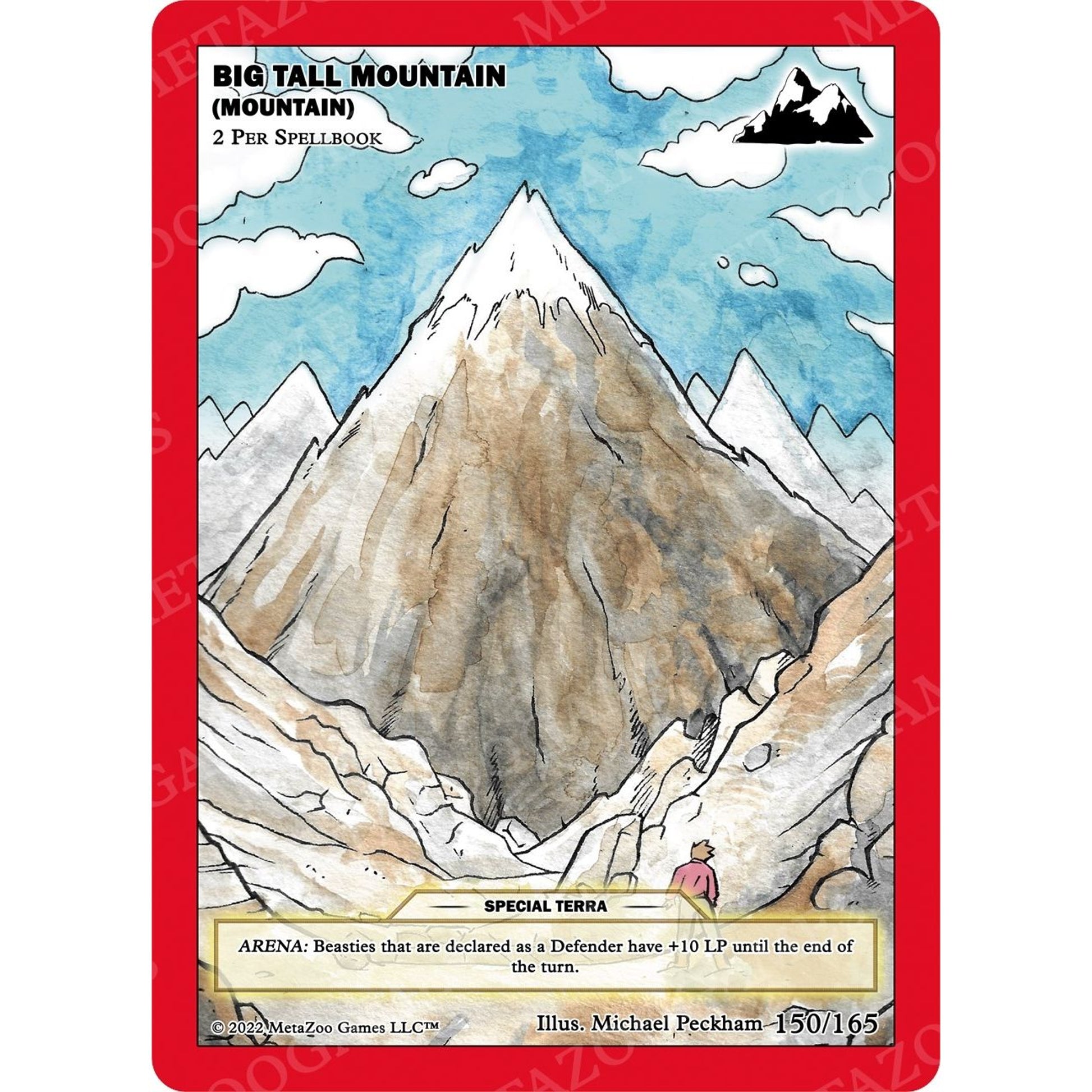 Image for Big Tall Mountain (Mountain) (150/165) (WILFE) - MetaZoo
