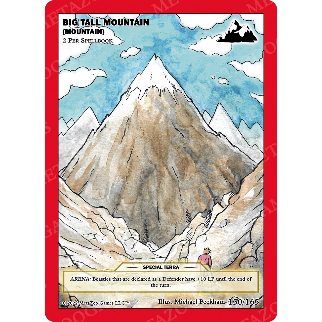 Image for Big Tall Mountain (Mountain) (150/165) (WILFE) - MetaZoo