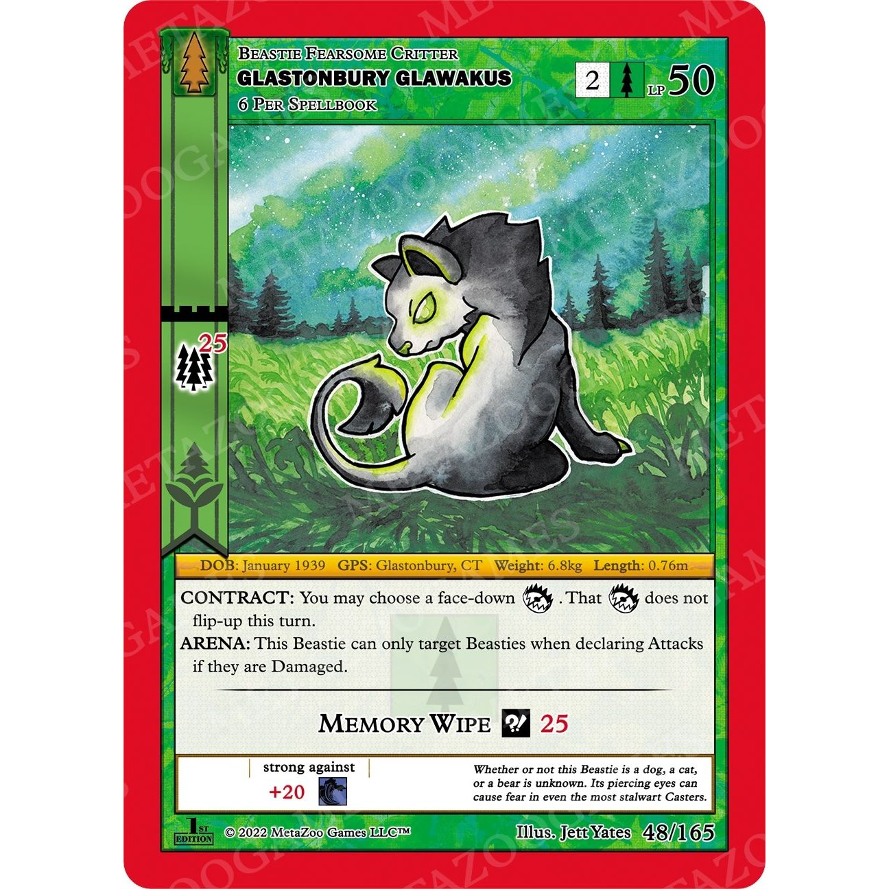 Image for Glastonbury Glawakus (48/165) (WILFE) - MetaZoo