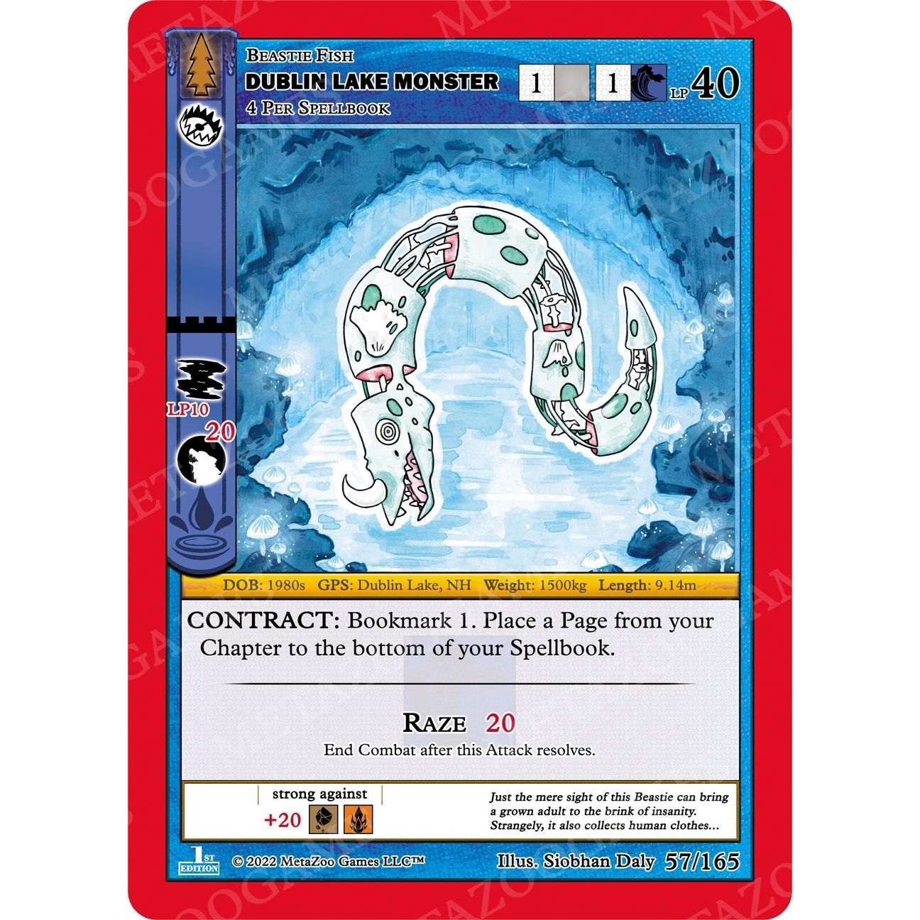 Image for Dublin Lake Monster (57/165) (WILFE) - MetaZoo