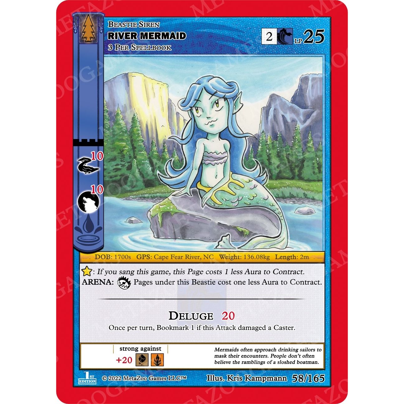 Image for River Mermaid (58/165) (WILFE) - MetaZoo