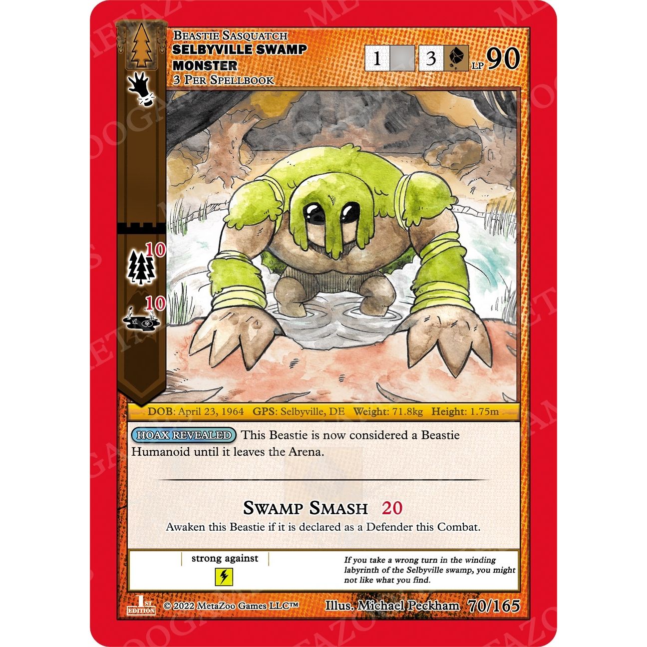 Image for Selbyville Swamp Monster (70/165) (WILFE) - MetaZoo