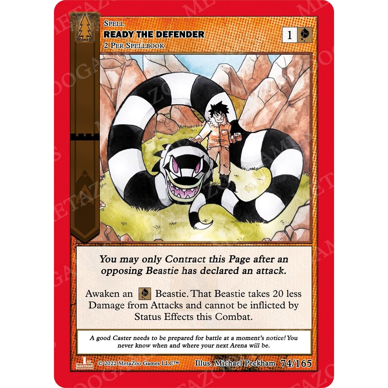 Image for Ready the Defender (74/165) (WILFE) - MetaZoo