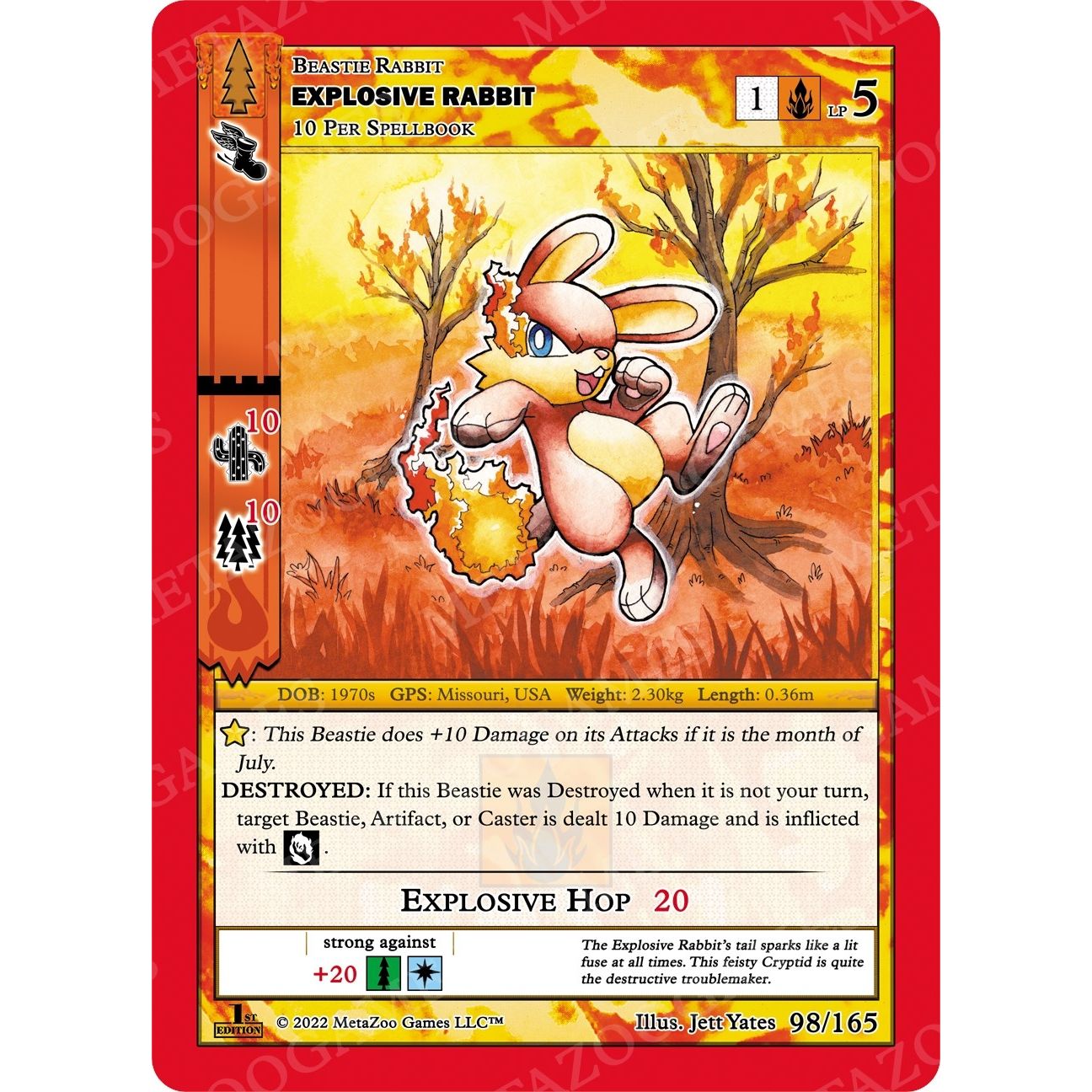 Image for Explosive Rabbit (98/165) (WILFE) - MetaZoo