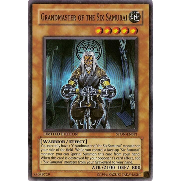Image for Grandmaster of the Six Samurai (STON-ENSP1) - YuGiOh