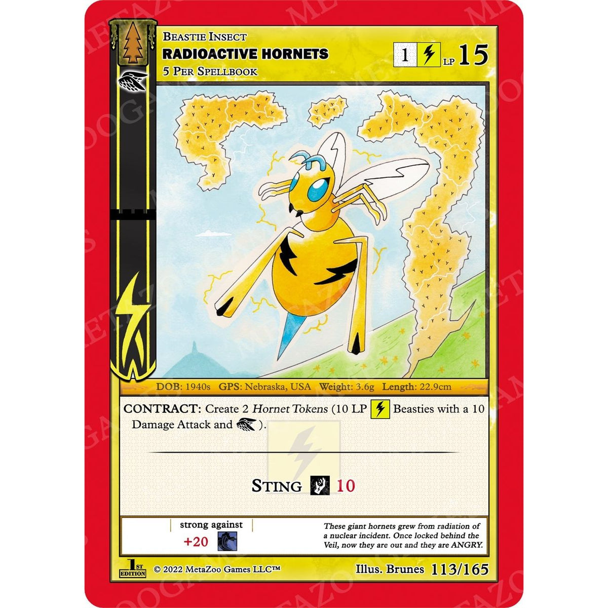 Image for Radioactive Hornets (113/165) (WILFE) - MetaZoo