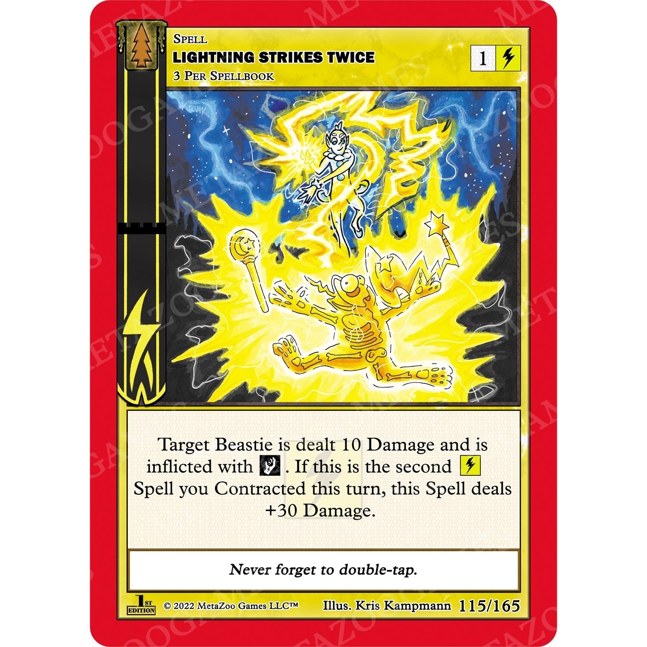 Image for Lightning Strikes Twice (115/165) (WILFE) - MetaZoo