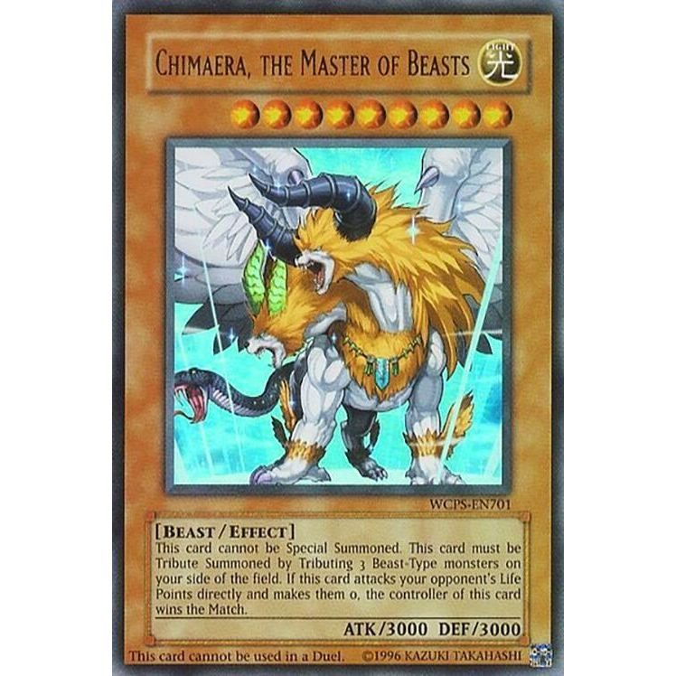 Image for Chimaera, the Master of Beasts (WCPS-EN701) - YuGiOh