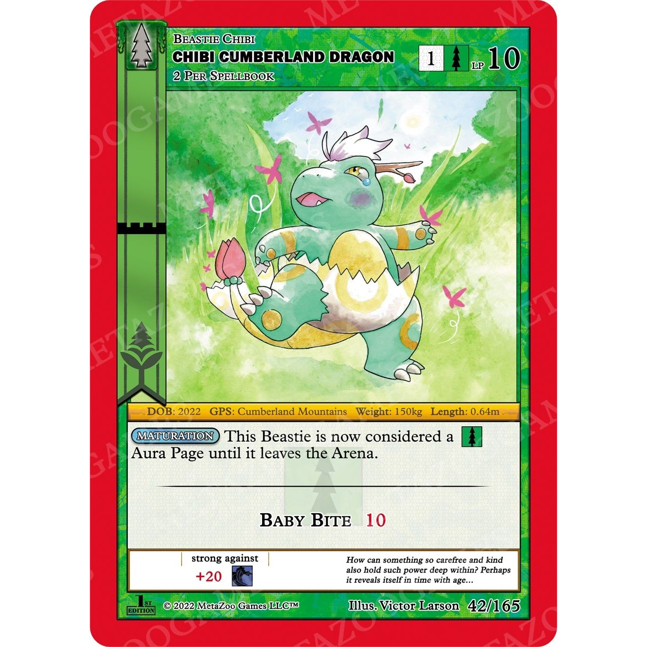 Image for Chibi Cumberland Dragon (42/165) (WILFE) - MetaZoo
