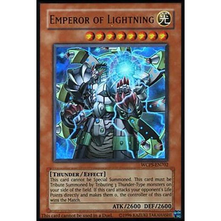 Image for Emperor of Lightning (WCPS-EN702) - YuGiOh