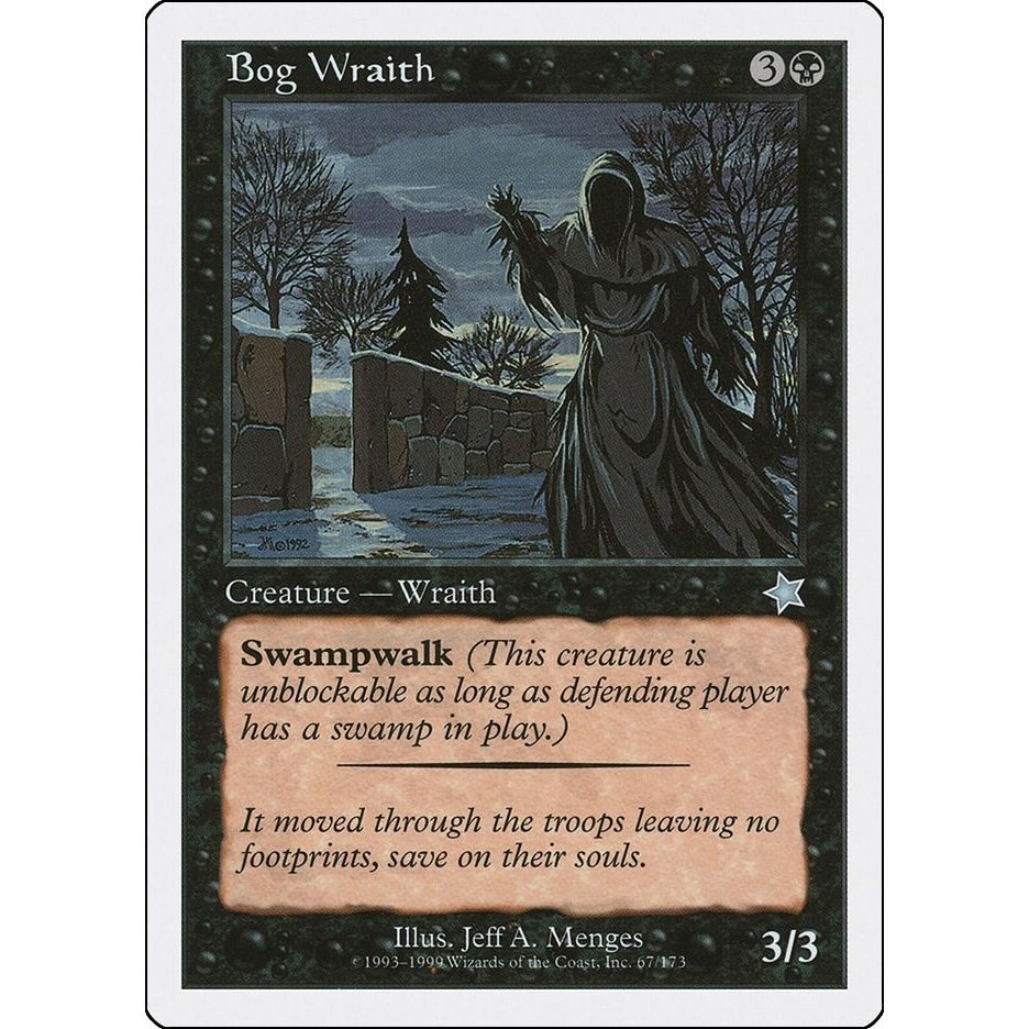 Image for Bog Wraith (67) (S99) - Magic: The Gathering