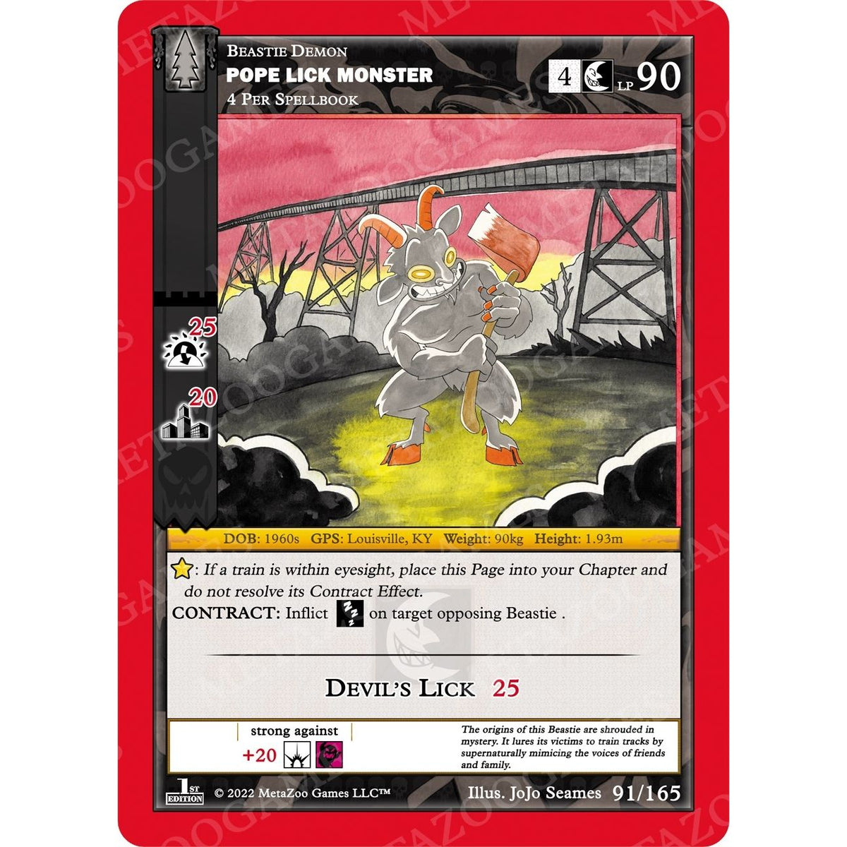 Image for Pope Lick Monster (91/165) (WILFE) - MetaZoo