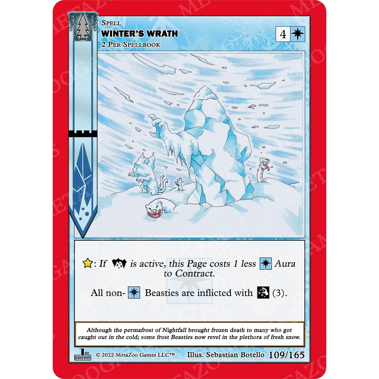 Image for Winter's Wrath (109/165) (WILFE) - MetaZoo
