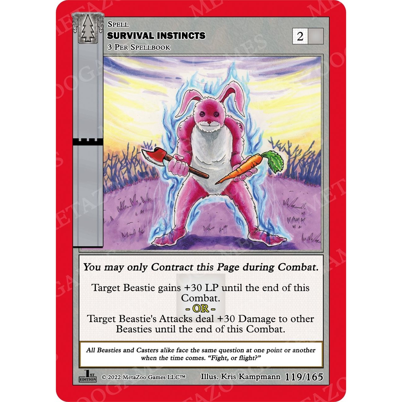 Image for Survival Insitincts (119/165) (WILFE) - MetaZoo