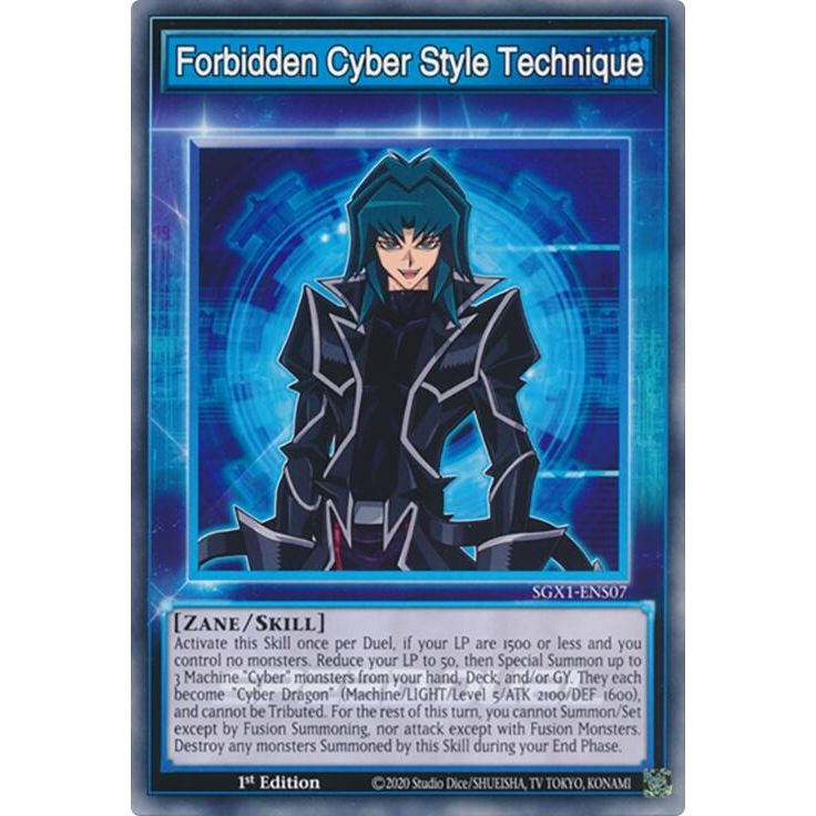 Image for Forbidden Cyber Style Technique (SGX1-ENS07) - YuGiOh