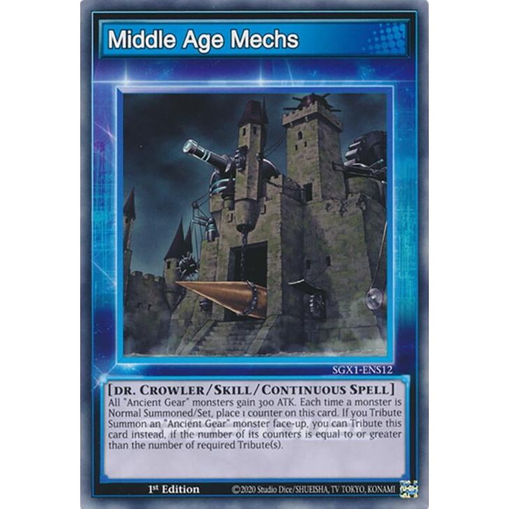 Image for Middle Age Mechs (SGX1-ENS12) - YuGiOh