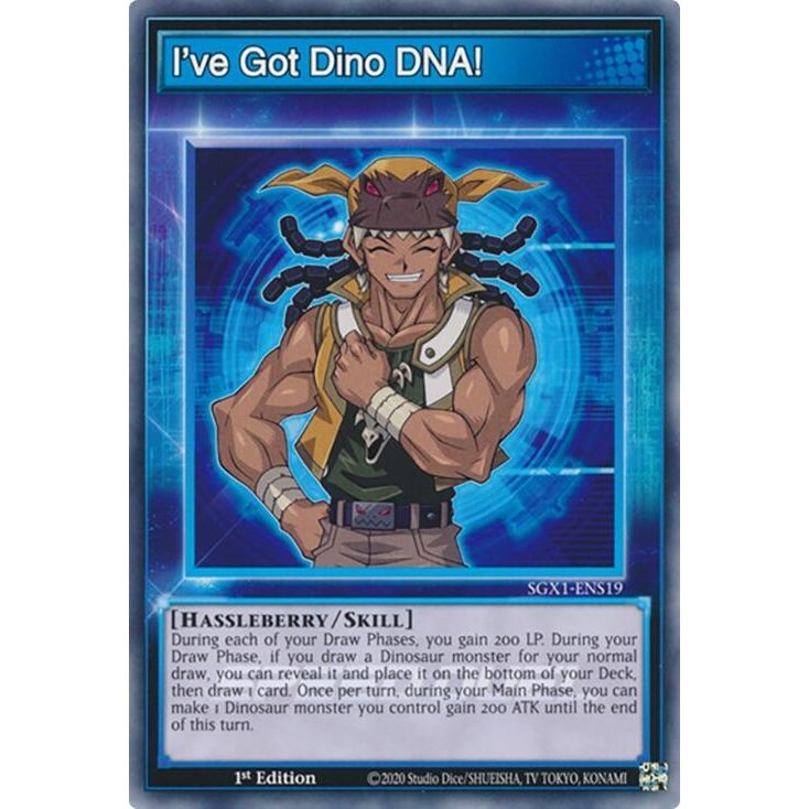 Image for I've Got Dino DNA! (SGX1-ENS19) - YuGiOh