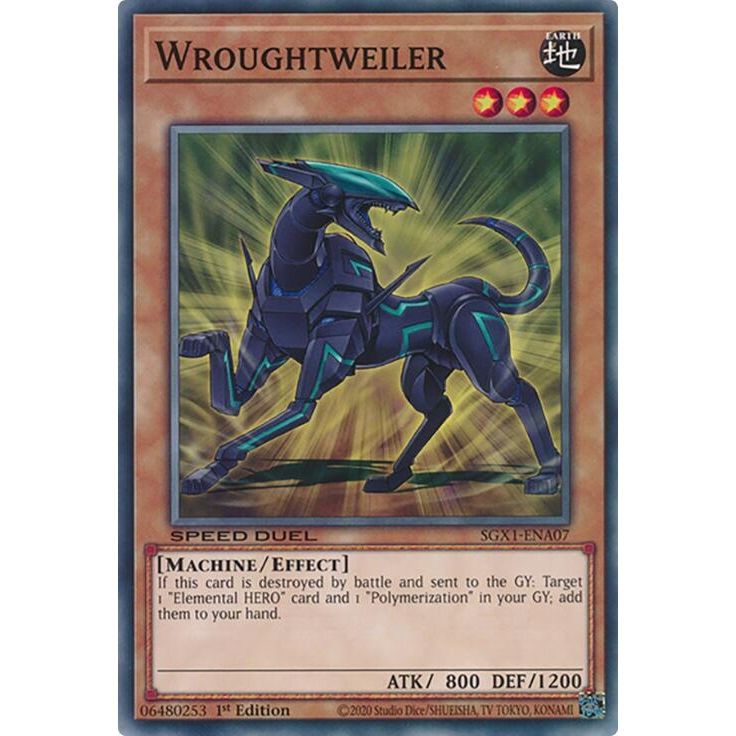 Image for Wroughtweiler (SGX1-ENA07) - YuGiOh