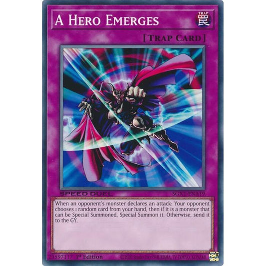 Image for A Hero Emerges (SGX1-ENA19) - YuGiOh