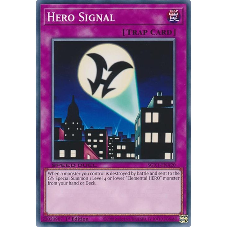Image for Hero Signal (SGX1-ENA20) - YuGiOh