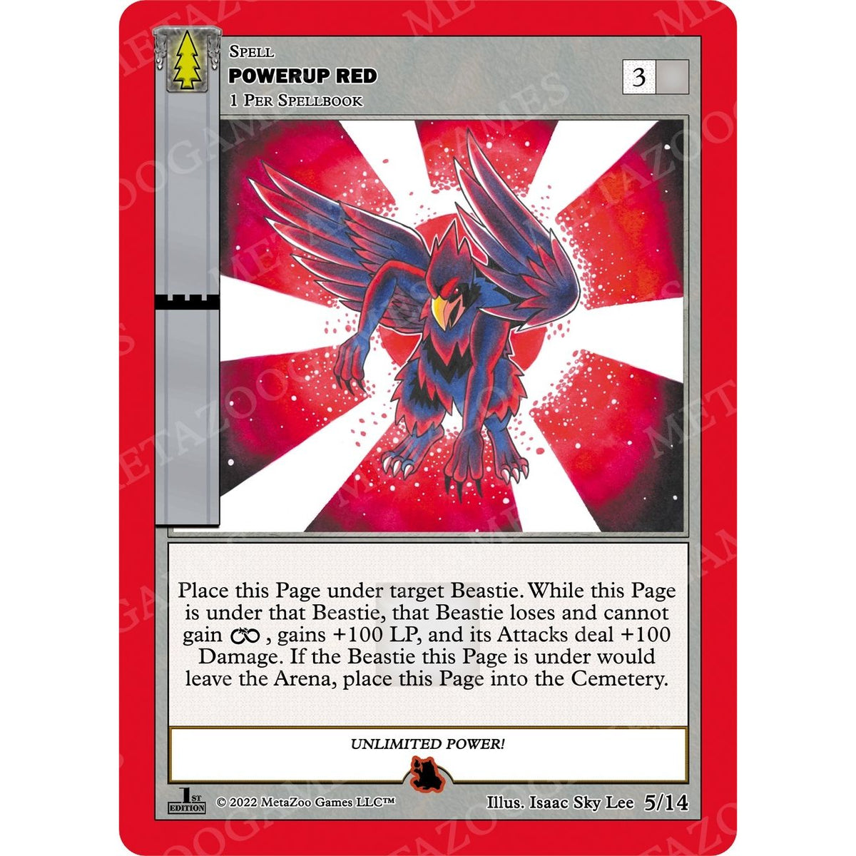 Image for Powerup Red (Flame) (5/14) (WILFE-TD) - MetaZoo