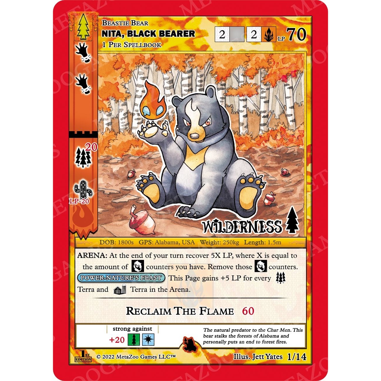 Image for Nita, Black Bearer (1/14) (WILFE-TD) - MetaZoo