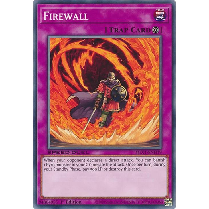 Image for Firewall (SGX1-ENH19) - YuGiOh
