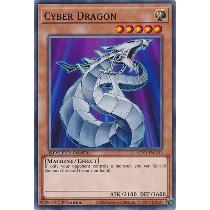 Image for Cyber Dragon (SGX1-ENG01) - YuGiOh