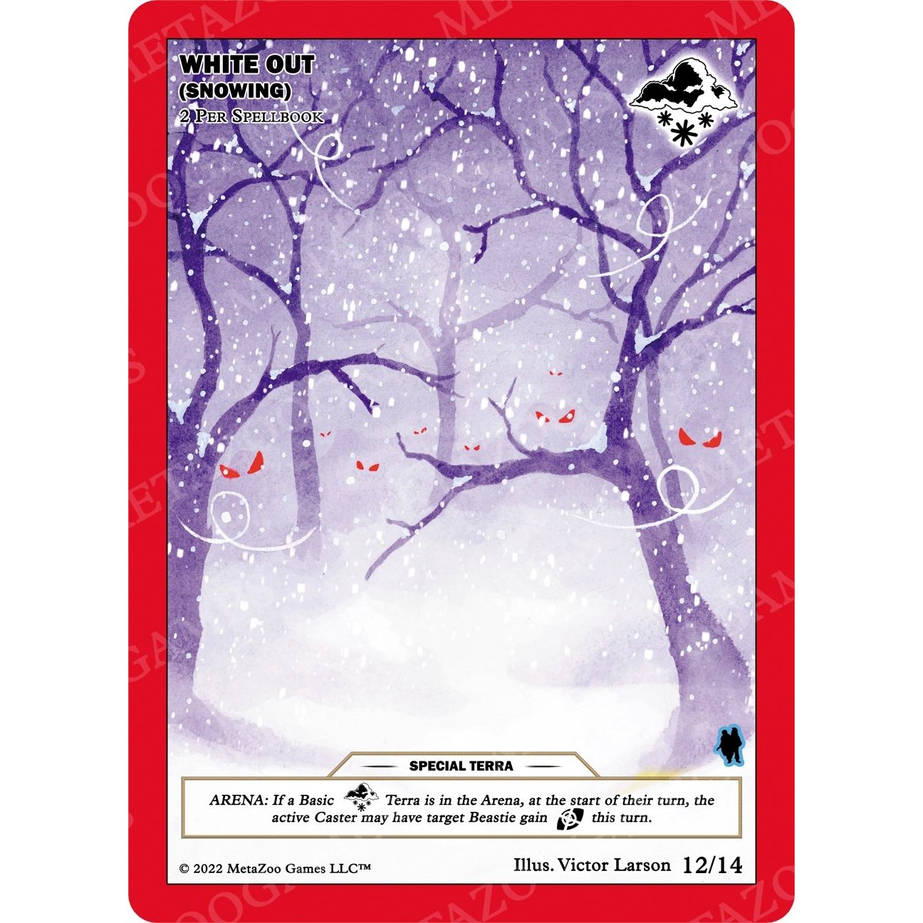 Image for White Out (Snowing) (12/14) (WILFE-TD) - MetaZoo