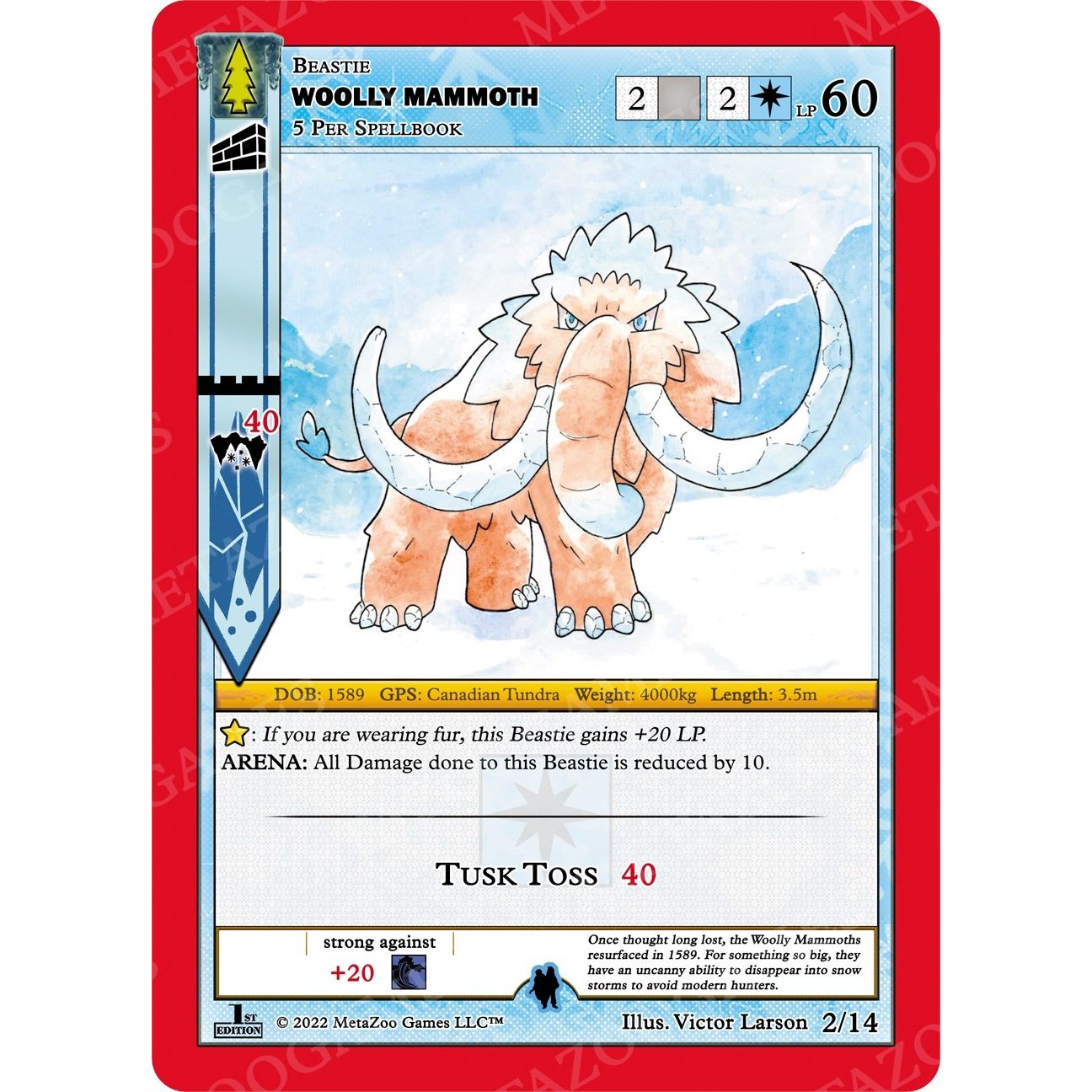 Image for Woolly Mammoth (2/14) (WILFE-TD) - MetaZoo
