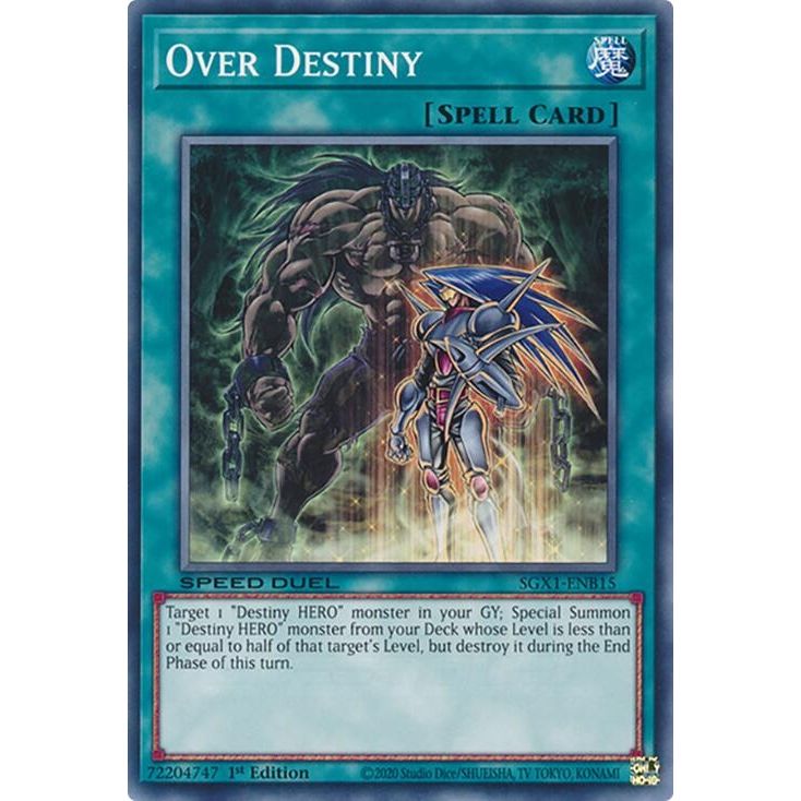 Image for Over Destiny (SGX1-ENB15) - YuGiOh