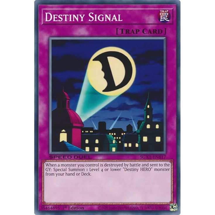 Image for Destiny Signal (SGX1-ENB17) - YuGiOh