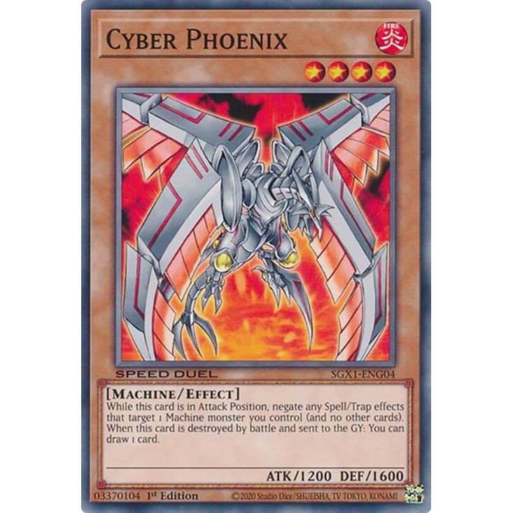 Image for Cyber Phoenix (SGX1-ENG04) - YuGiOh